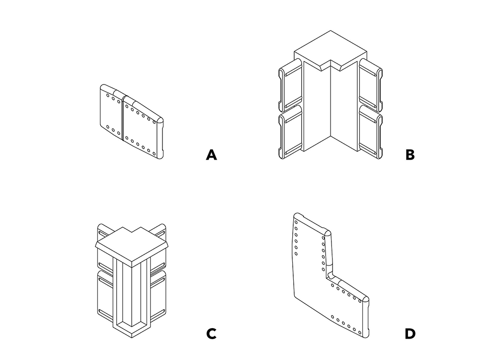 szegélylécet minimalista