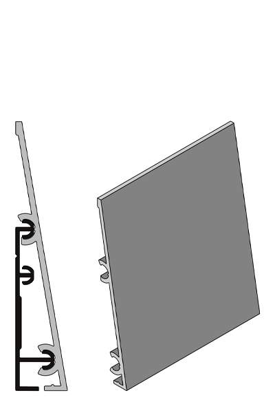 ECLISSE Delta - 70 mm magas aluminium rudak